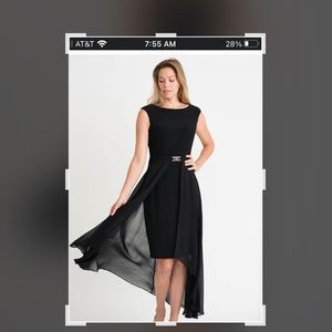 Long navy fancy dress